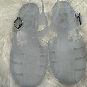 Old Navy Women's Clear Buckle Sandals